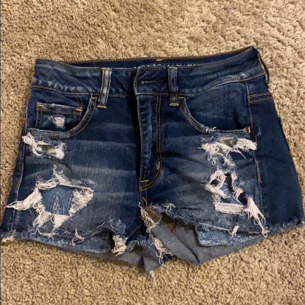 American Eagle High Waisted Womens Shorts (2)